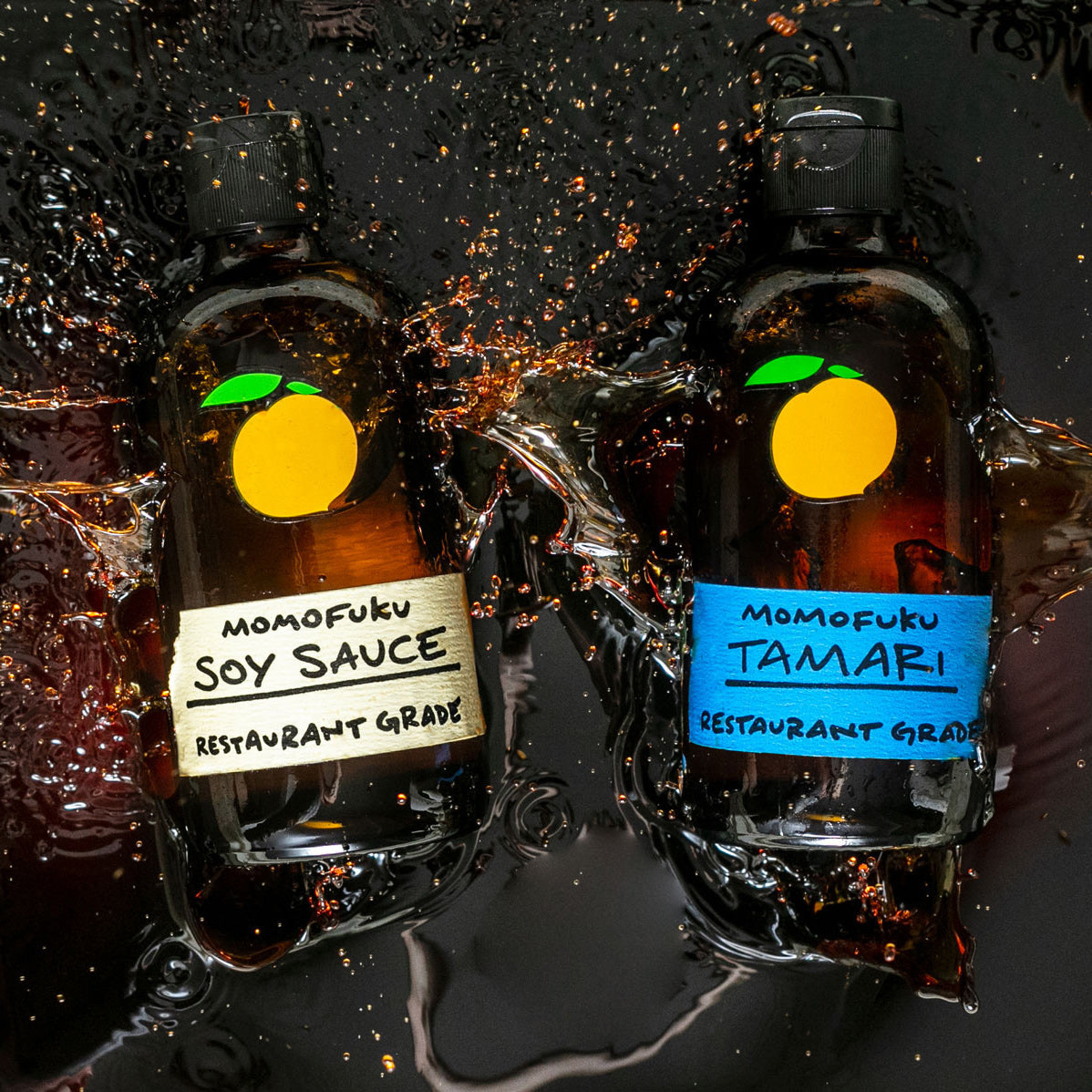 Soy sauce and tamari