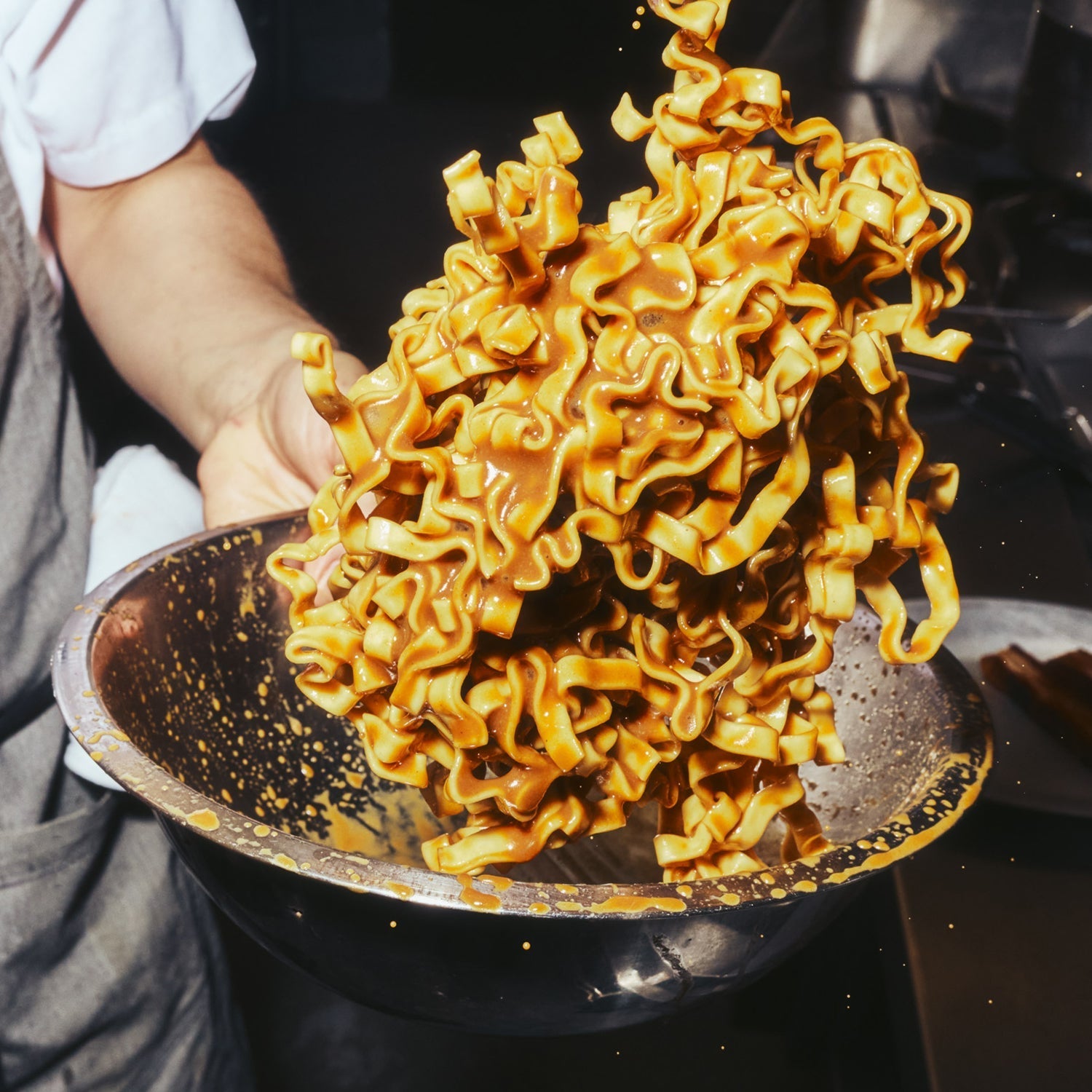 Momofuku new noodles on a bowl