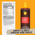Nutrition Facts for Sweet & Spic Korean BBQ Sauce